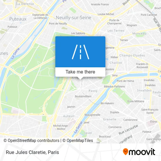 Rue Jules Claretie map