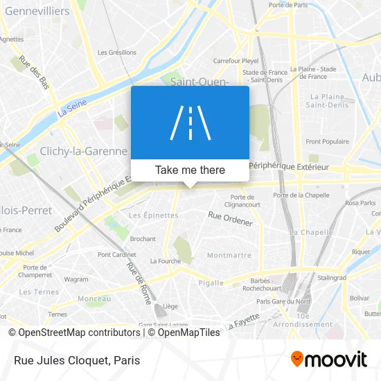 Rue Jules Cloquet map