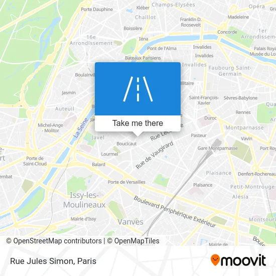 Rue Jules Simon map