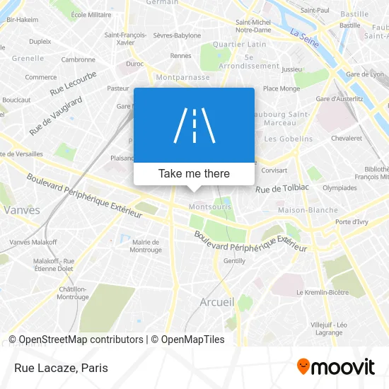 Rue Lacaze map