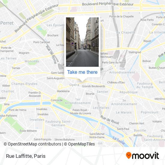 Rue Laffitte map