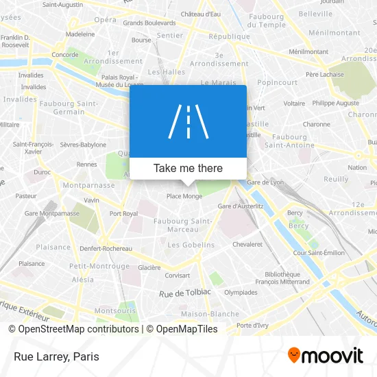 Rue Larrey map