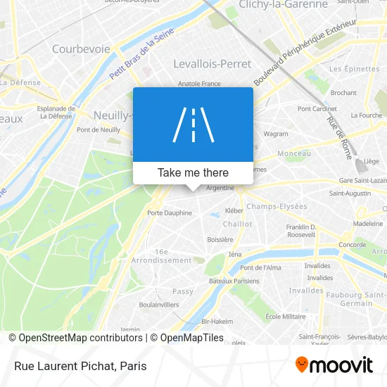 Rue Laurent Pichat map
