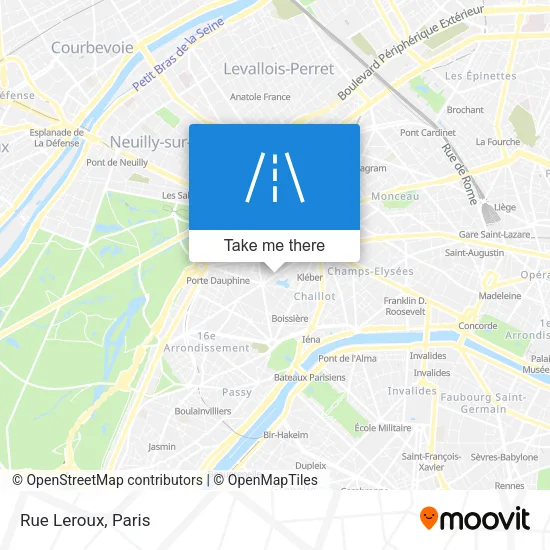 Rue Leroux map