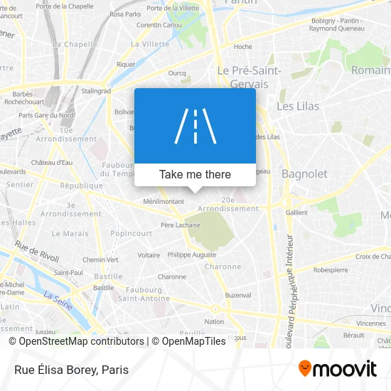 Rue Élisa Borey map