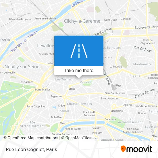 Rue Léon Cogniet map