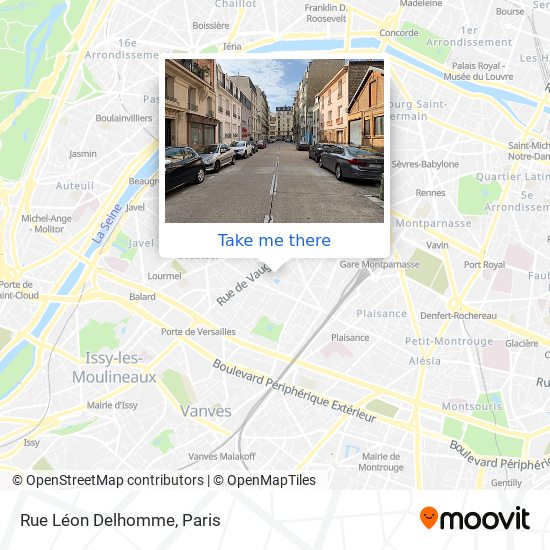 Rue Léon Delhomme map
