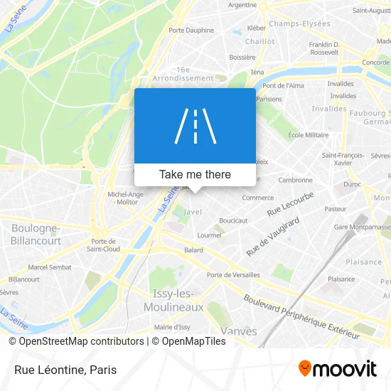 Rue Léontine map