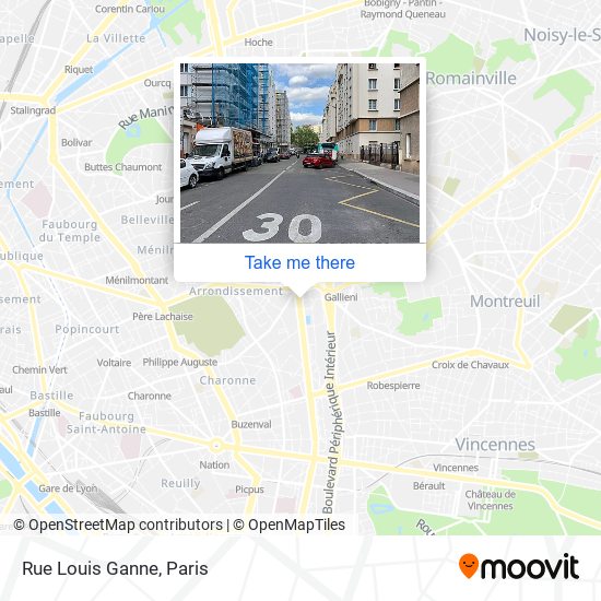 Rue Louis Ganne map