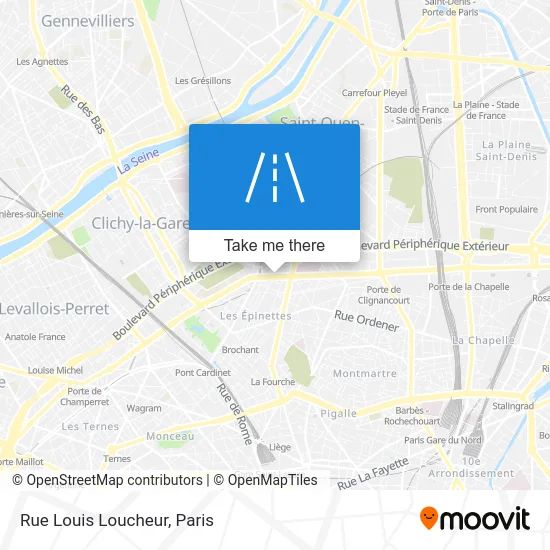 Rue Louis Loucheur map