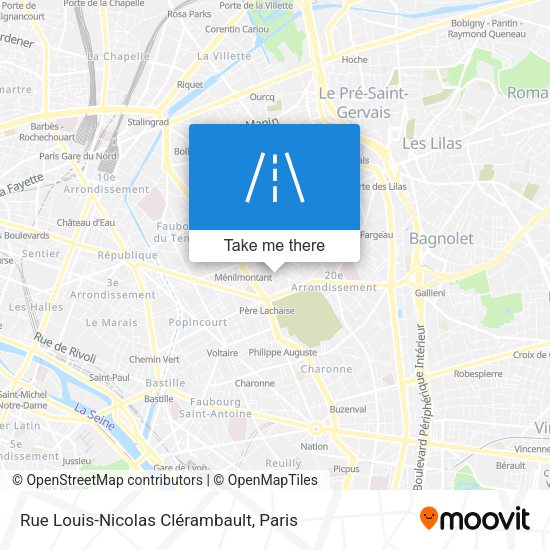 Rue Louis-Nicolas Clérambault map
