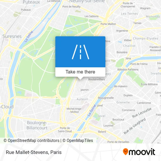 Rue Mallet-Stevens map