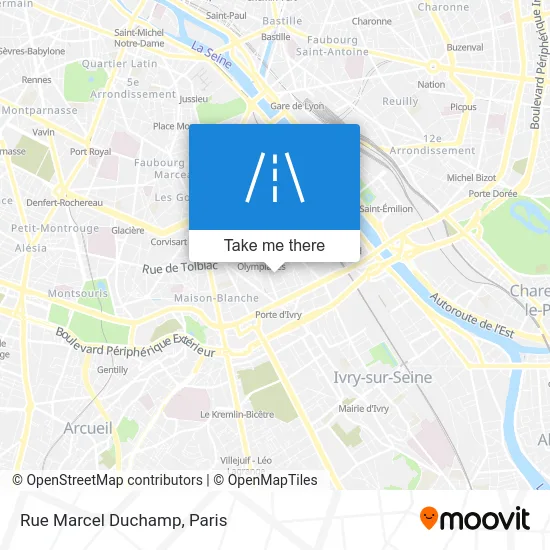 Rue Marcel Duchamp map