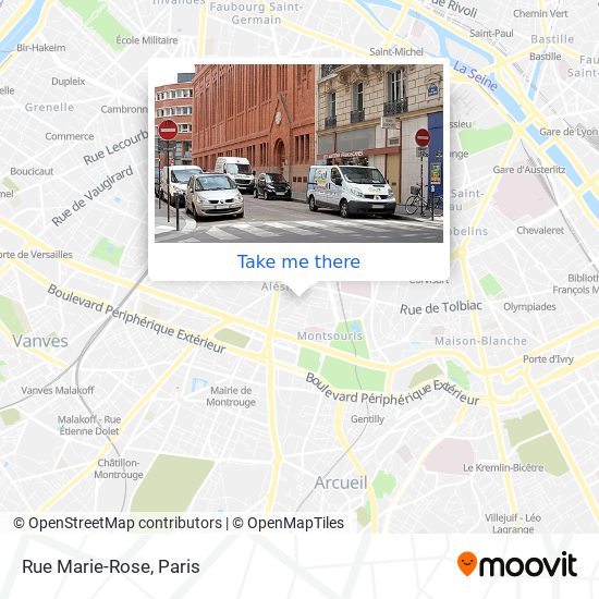 Rue Marie-Rose map