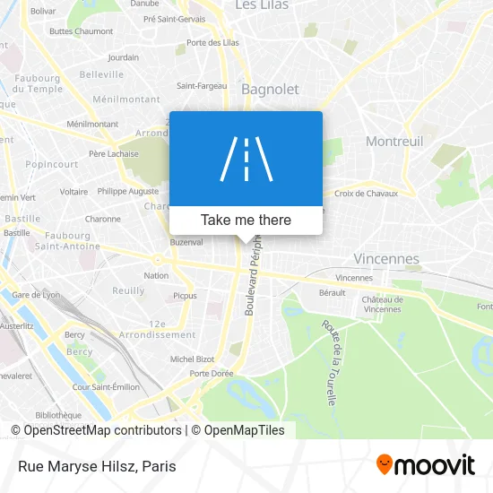 Rue Maryse Hilsz map