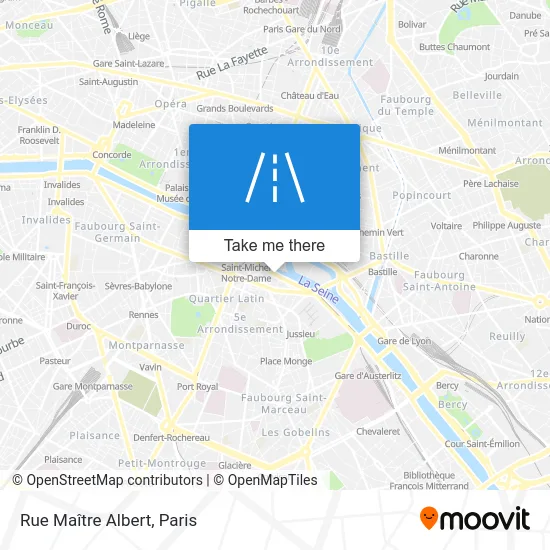 Rue Maître Albert map