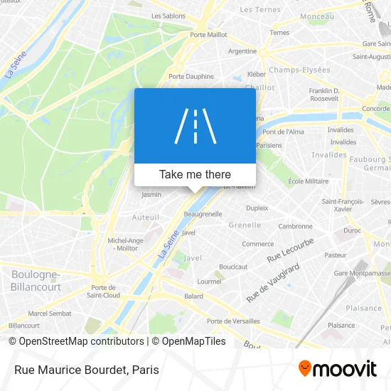 Rue Maurice Bourdet map