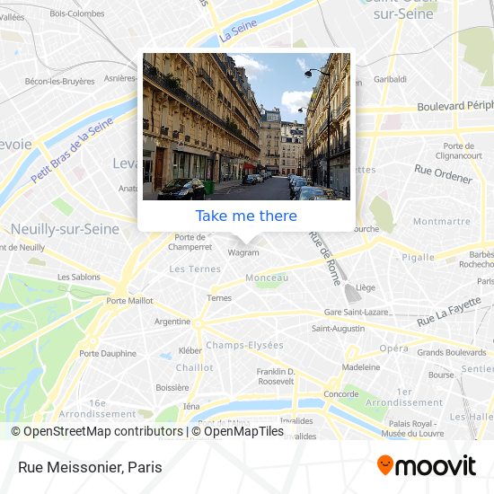 Mapa Rue Meissonier