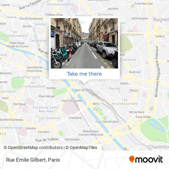 Rue Émile Gilbert map