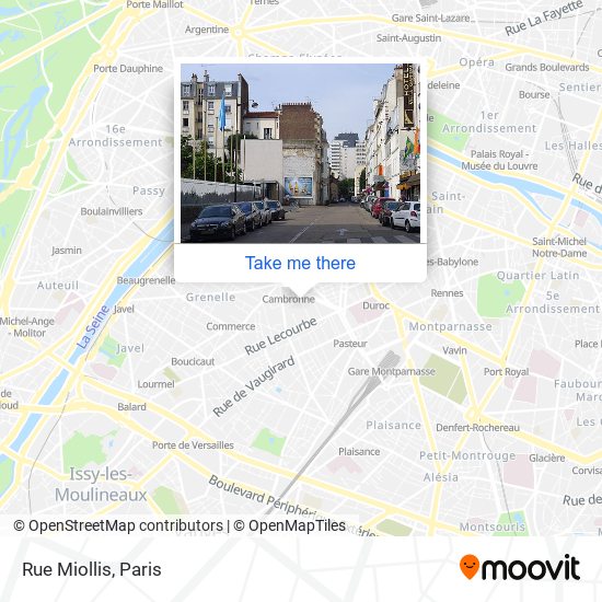 Rue Miollis map