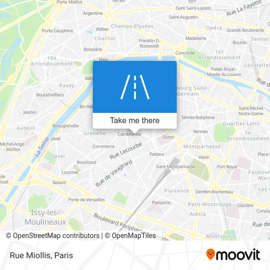 Rue Miollis map
