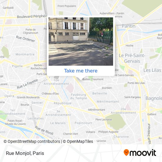 Rue Monjol map