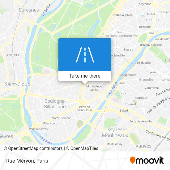 Rue Méryon map