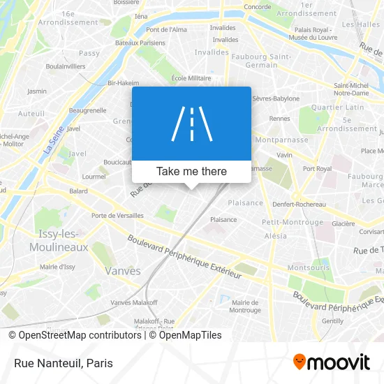 Rue Nanteuil map