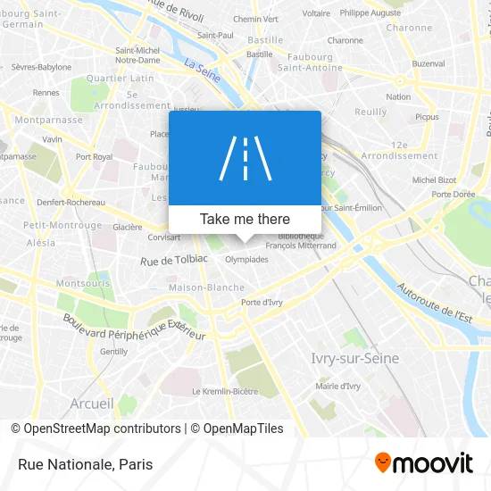 Rue Nationale map