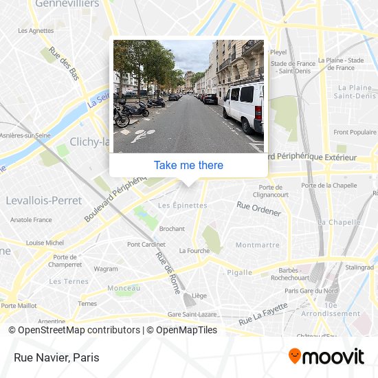 Rue Navier map