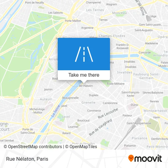 Rue Nélaton map