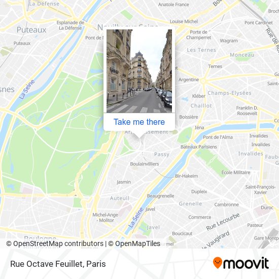 Rue Octave Feuillet map