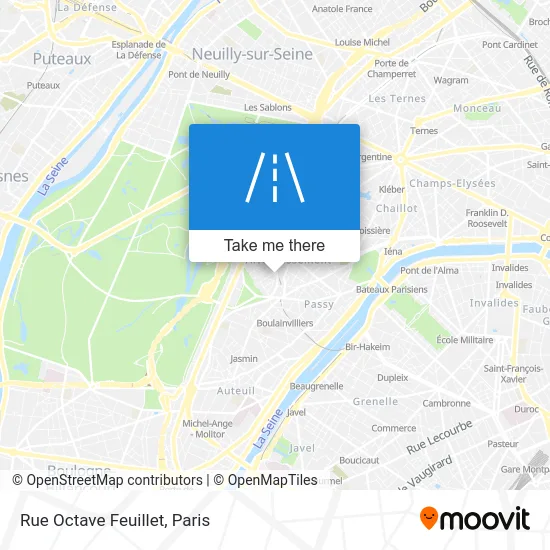 Rue Octave Feuillet map