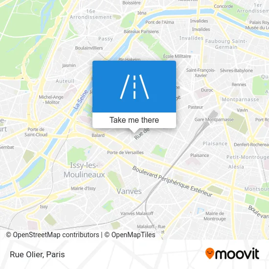 Rue Olier map