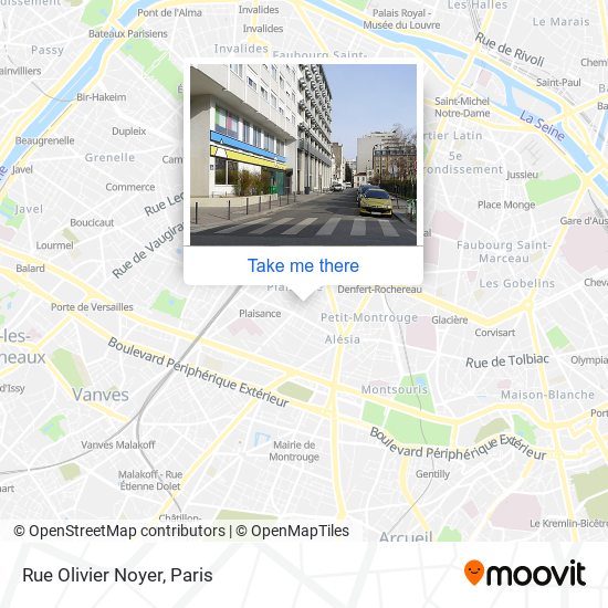 Rue Olivier Noyer map