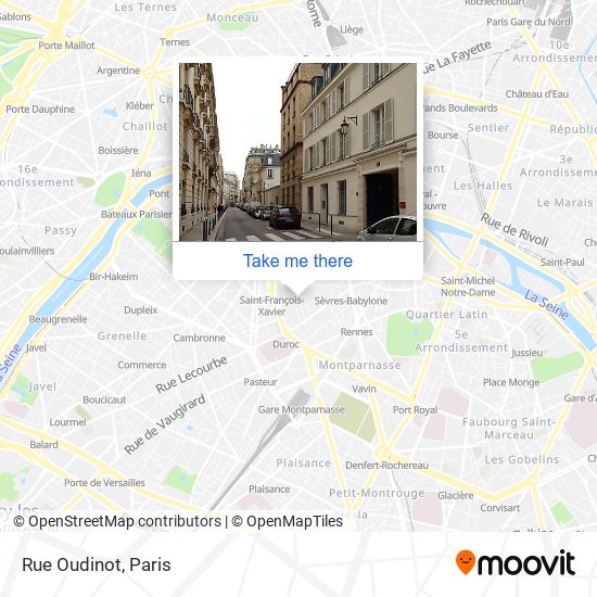 Rue Oudinot map