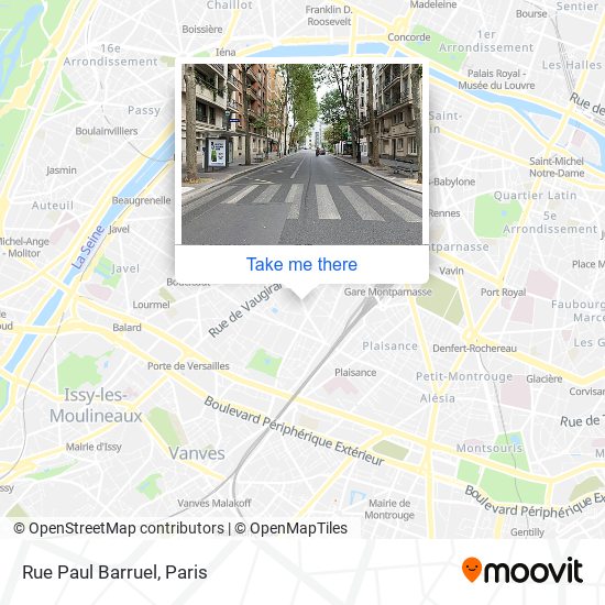 Mapa Rue Paul Barruel