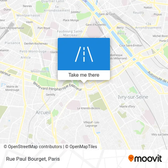 Rue Paul Bourget map
