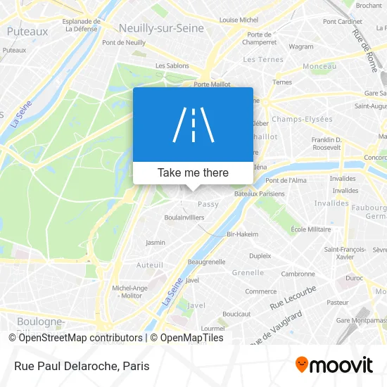 Rue Paul Delaroche map