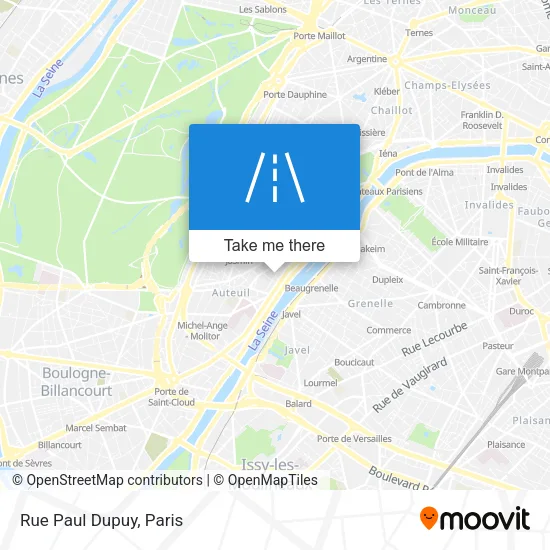 Rue Paul Dupuy map