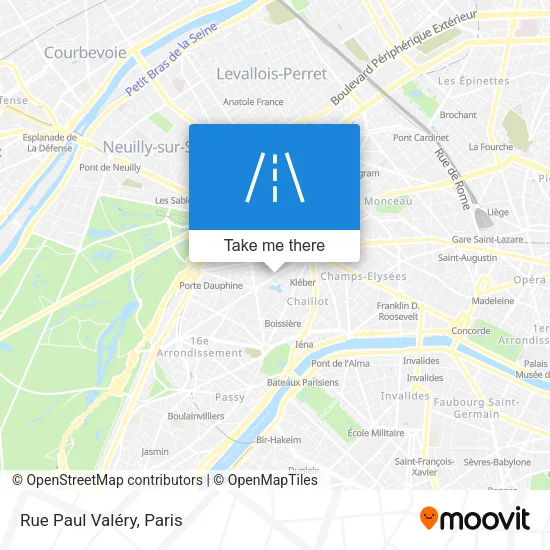 Rue Paul Valéry map