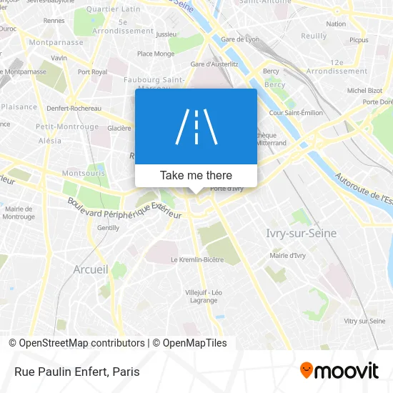 Rue Paulin Enfert map