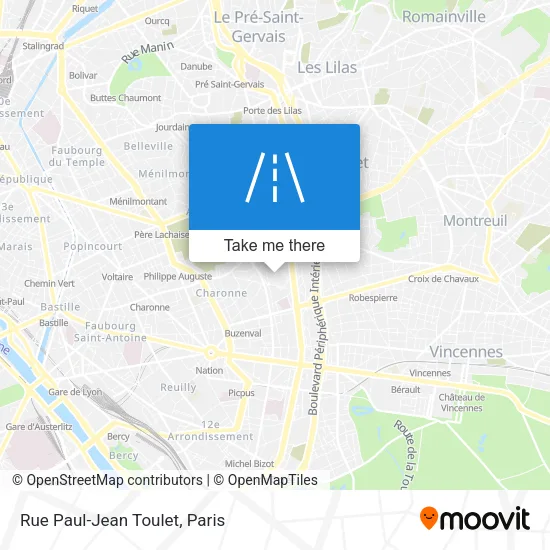 Rue Paul-Jean Toulet map