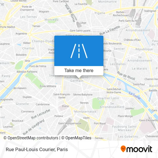 Rue Paul-Louis Courier map