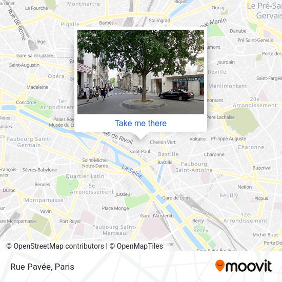 Rue Pavée map