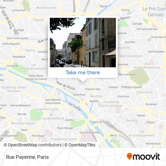 Rue Payenne map