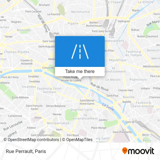 Rue Perrault map