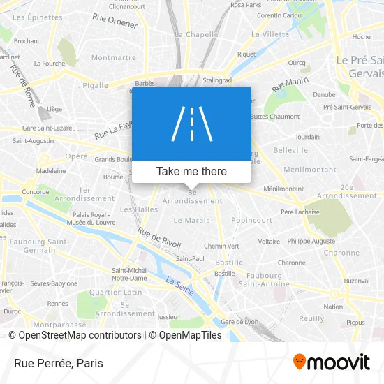 Rue Perrée map