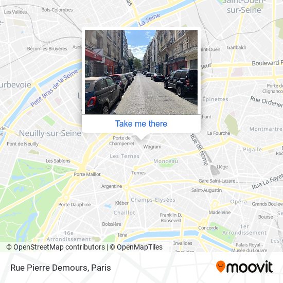 Mapa Rue Pierre Demours