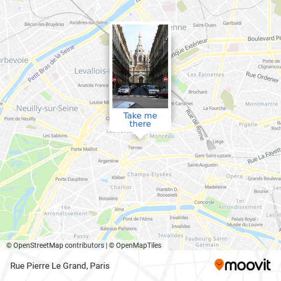 Rue Pierre Le Grand map